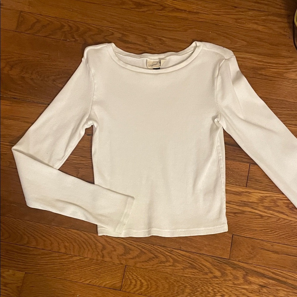 Universal Thread  White Long Sleeve Tee